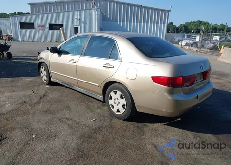 2005 Honda Accord 2.4 Lx из США, поврежденный, VIN 1HGCM56445A195810